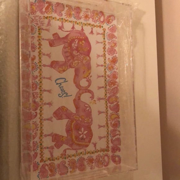 Lilly Pulitzer Other - Lilly Pulitzer Lucite Rectangular Tray